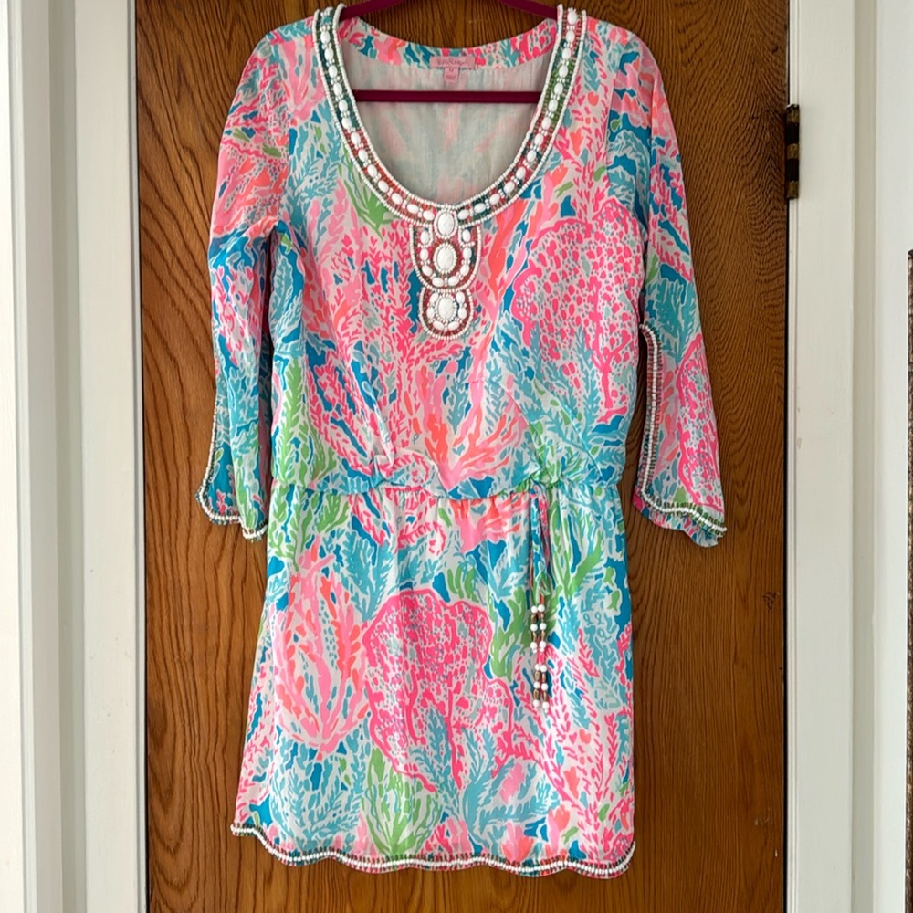 Lilly Pulitzer beaded dress